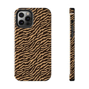 Wild Tiger Print Tough Phone Case – Durable Protection for Adventurers
