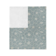 Cozy Floral Velveteen Microfiber Blanket - Soft & Warm for Home Decor