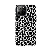Stylish Cow Print Tough Phone Case - Durable Protection for Animal Lovers
