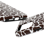 Giraffe Print Tough Phone Case - Stylish & Durable Protection for Animal Lovers