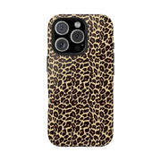 Leopard Print Tough Phone Case - Stylish & Durable Protection for Your Device