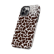 Giraffe Print Tough Phone Case - Stylish & Durable Protection for Animal Lovers