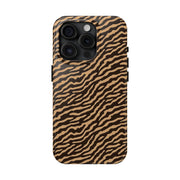 Wild Tiger Print Tough Phone Case – Durable Protection for Adventurers