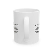 Welcome Family & Friends Ceramic Mug - Perfect for Home Gatherings