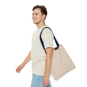 Elegant Floral Pattern Tote Bag - Eco-Friendly Shopping Bag for All Occasions