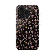 Gothic Skull Tough Phone Case - Durable Design for Alternative Style Lovers