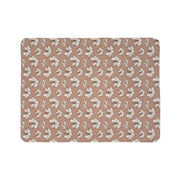 Cozy Floral Fleece Sherpa Blanket for Home Decor