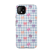 Bow-Patterned Google Pixel Phone Case - Stylish Protection for Your Device