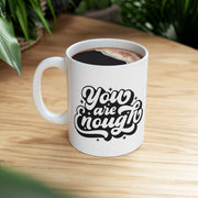 Inspirational Ceramic Mug - 'You Are Worthy' Coffee Cup