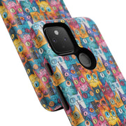 Colorful Cat Google Pixel Phone Case - Tough Cases for Pet Lovers