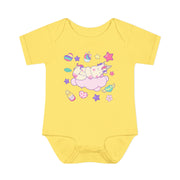 Cute Infant Baby Bodysuit with Playful Cloud Design