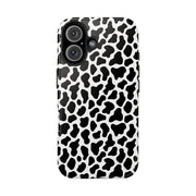 Stylish Cow Print Tough Phone Case - Durable Protection for Animal Lovers