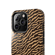 Wild Tiger Print Tough Phone Case – Durable Protection for Adventurers