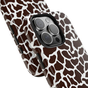 Giraffe Print Tough Phone Case - Stylish & Durable Protection for Animal Lovers