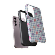 Cute Bow Pattern Tough Samsung Galaxy Phone Case - Stylish Protective Cover for Everyday Use