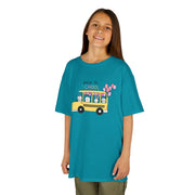 Back to School Kids Tee - Fun Green Cotton T-Shirt