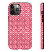 Tough Cases - Cute Pink Hearts iPhone Case for Valentine’s Day