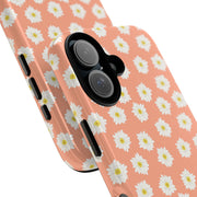 Floral Tough Phone Case with Daisy Design