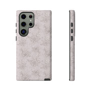 Floral Tough Samsung Galaxy Phone Case - Durable Design for Nature Lovers