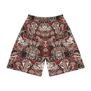 Bold Dragon Graphic Men’s Sports Shorts - Perfect for Gym and Outdoors