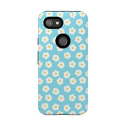 Daisy Floral Tough Phone Case - Durable Protection for Your Device