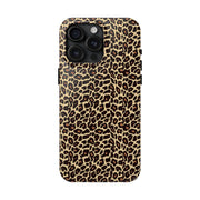 Leopard Print Tough Phone Case - Stylish & Durable Protection for Your Device