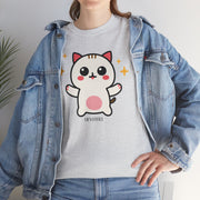 Cute Cat Printed Unisex Heavy Cotton Tee