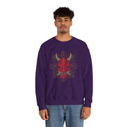 Unisex Heavy Blend™ Crewneck Sweatshirt - Fierce Dragon Design