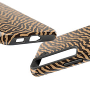 Wild Tiger Print Tough Phone Case – Durable Protection for Adventurers