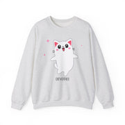Cute Cat Character Unisex Heavy Blend™ Crewneck Sweatshirt