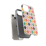 Colorful Playing Card Pattern Tough Case for iPhone
