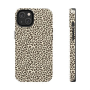 Leopard Print Tough Phone Case - Stylish & Durable Protection