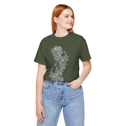 Eco-Friendly Nature Art Unisex Jersey Tee - Botanical Design