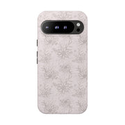 Floral Tough Google Pixel Phone Case - Durable Design for Nature Lovers