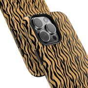 Wild Tiger Print Tough Phone Case - Stylish and Durable