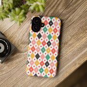 Colorful Playing Card Pattern Tough Case for iPhone