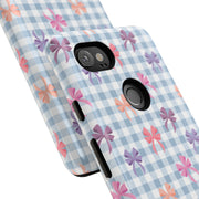 Bow-Patterned Google Pixel Phone Case - Stylish Protection for Your Device
