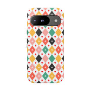 Colorful Diamond Pattern Google Pixel Phone Case - Tough Cases