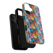 Playful Cat iPhone Case - Tough & Colorful Design