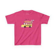 Back to School Kids Tee - Fun Green Cotton T-Shirt