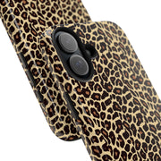 Leopard Print Tough Phone Case - Stylish & Durable Protection for Your Device