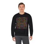 Vibrant Bohemian Unisex Crewneck Sweatshirt - Colorful Artistic Design