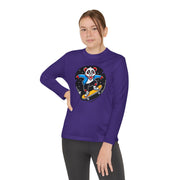 Youth Skateboarding Panda Long Sleeve Tee - Fun and Sporty Design for Active Kids