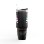Cute Animal Insulated Travel Mug - 40oz with Straws and Handle