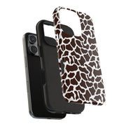 Giraffe Print Tough Phone Case - Stylish & Durable Protection for Animal Lovers