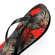 Tropical Print Flip Flops - Summer Vibes Sandals for Beach Lovers