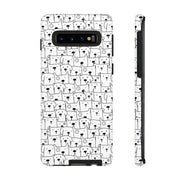 Cute Dog Pattern Samsung Galaxy Phone Case - Tough Cases for Pet Lovers