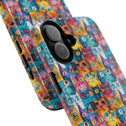 Playful Cat iPhone Case - Tough & Colorful Design