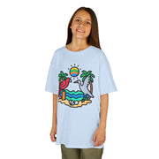 Tropical Birds Kids Tee - Fun Wildlife Design for Summer Adventures
