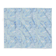 Serene Floral Arctic Fleece Blanket – Cozy Décor for Relaxation & Gift Ideas